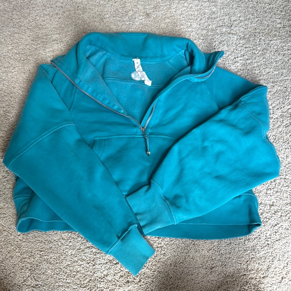 Lululemon Athletica Turquoise Pullover - Picture 1 of 3